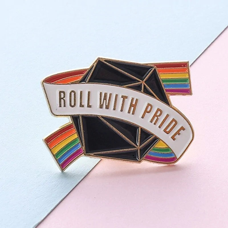 Roll-with-Pride Pin