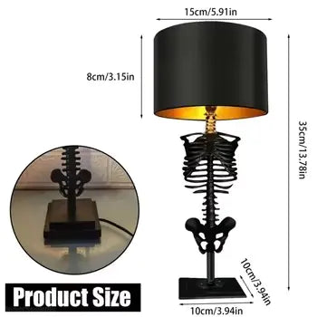 Vintage Skeleton Table Lamp